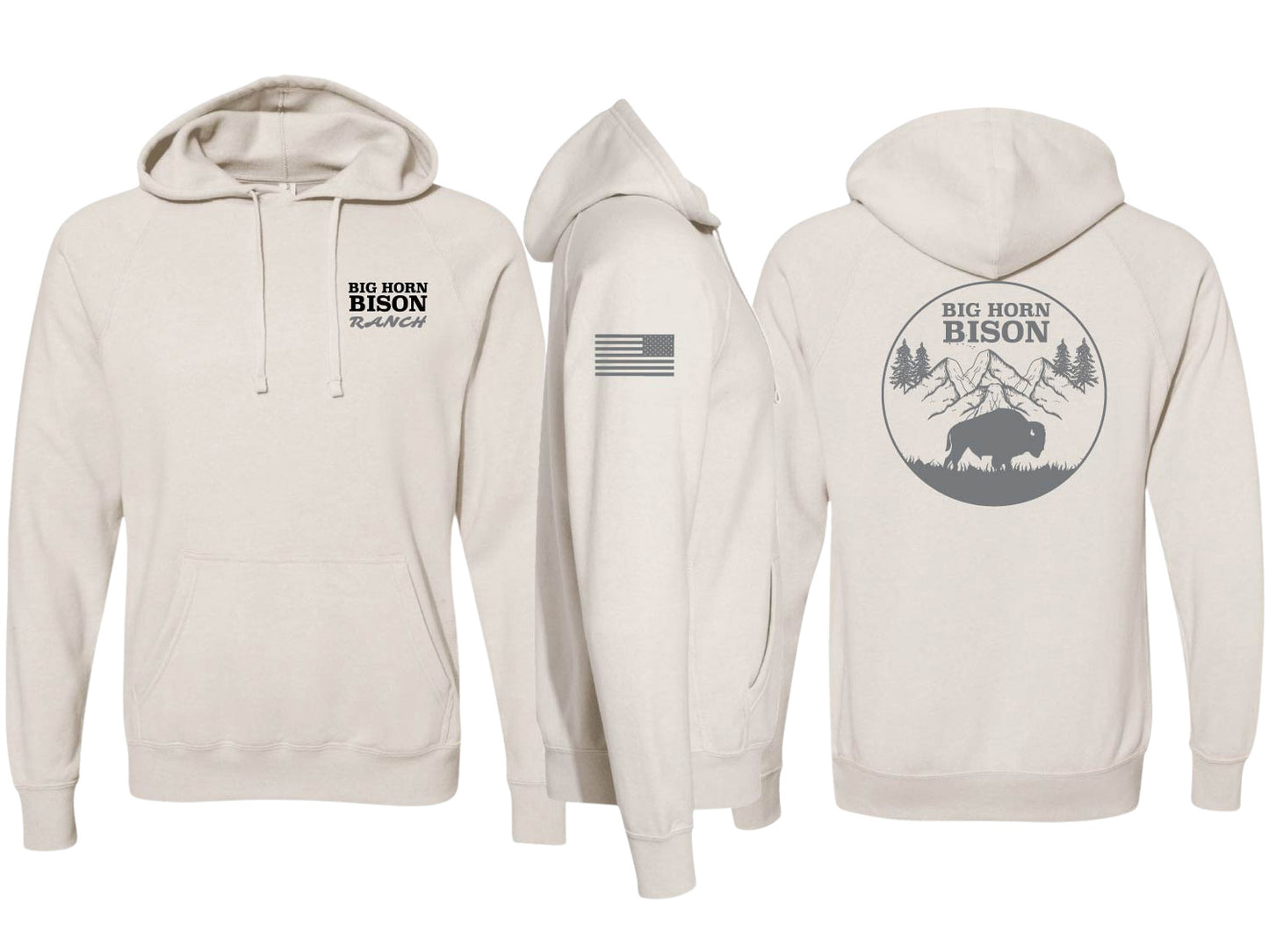 Big Horn Bison Ranch Hoodie