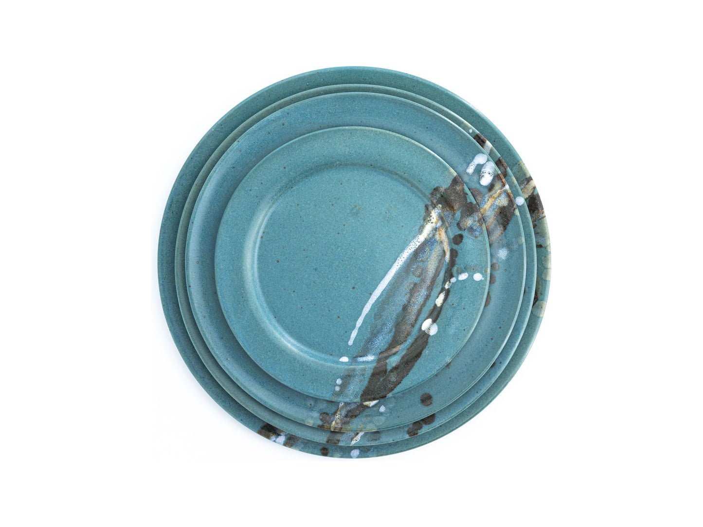 8" Plate Teal