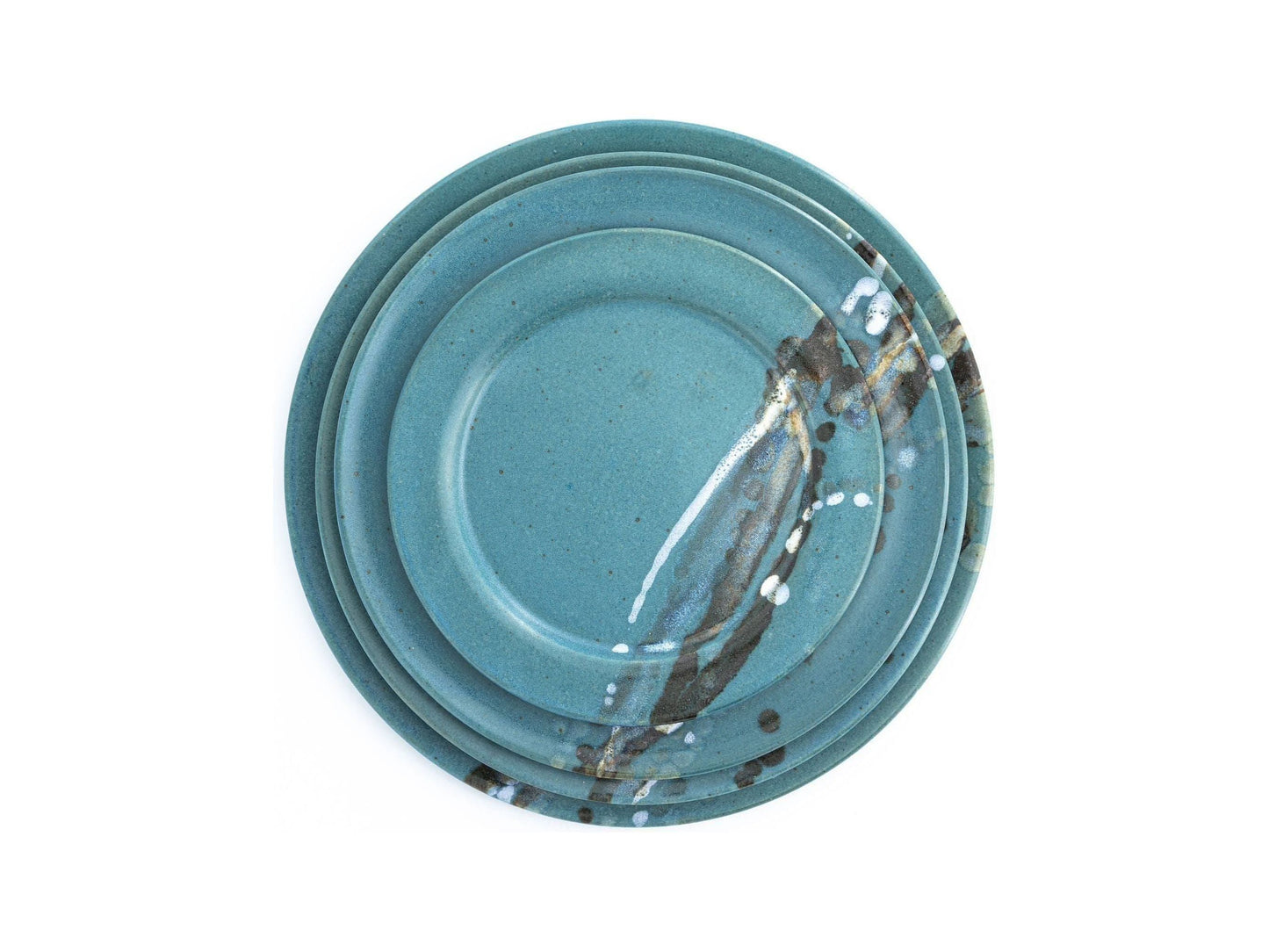 12" Plate Teal