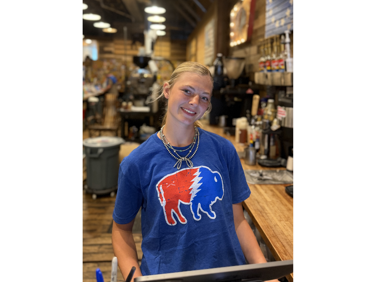 Blue Thunder Bison T-Shirt