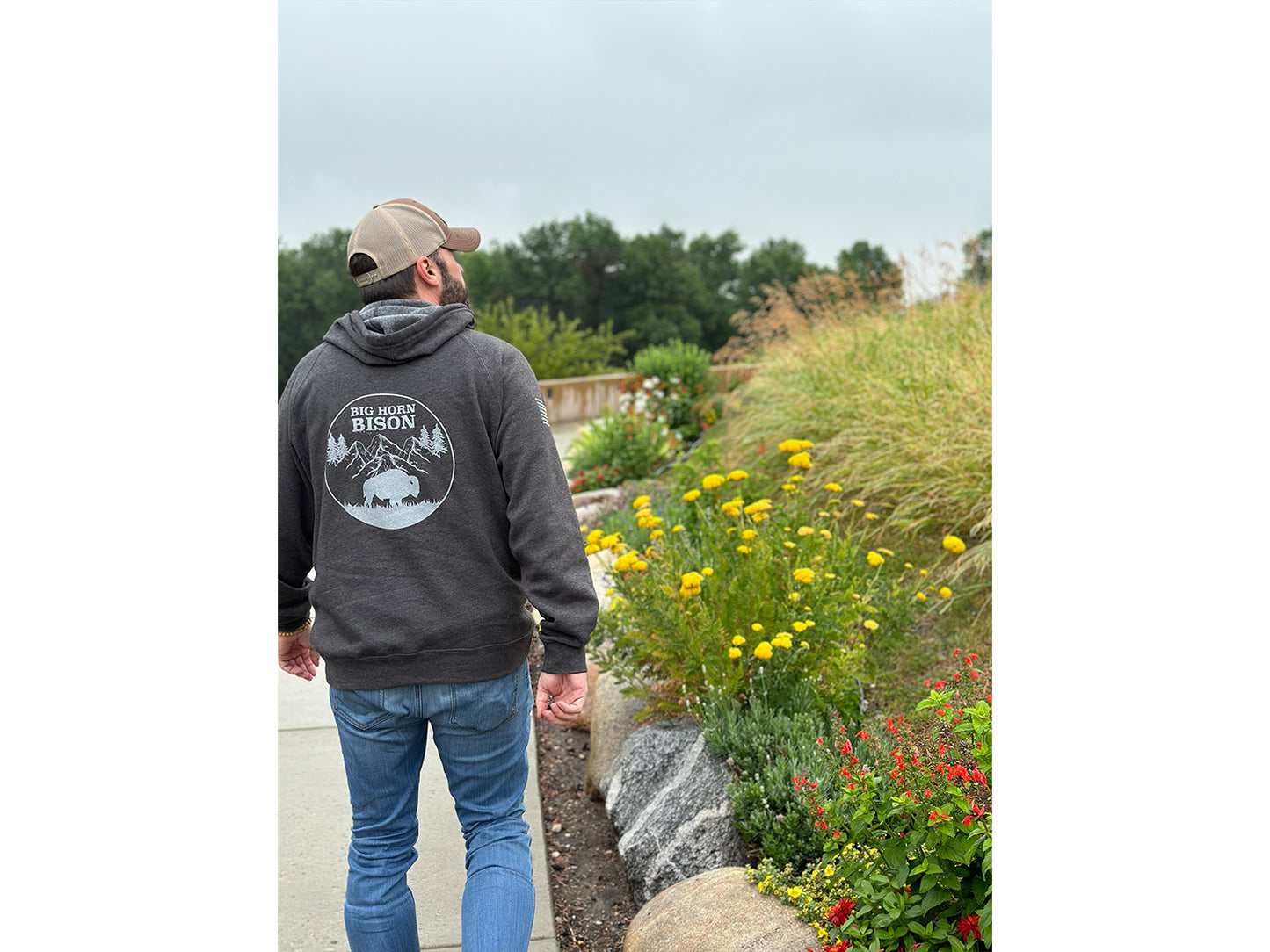 Big Horn Bison Ranch Hoodie