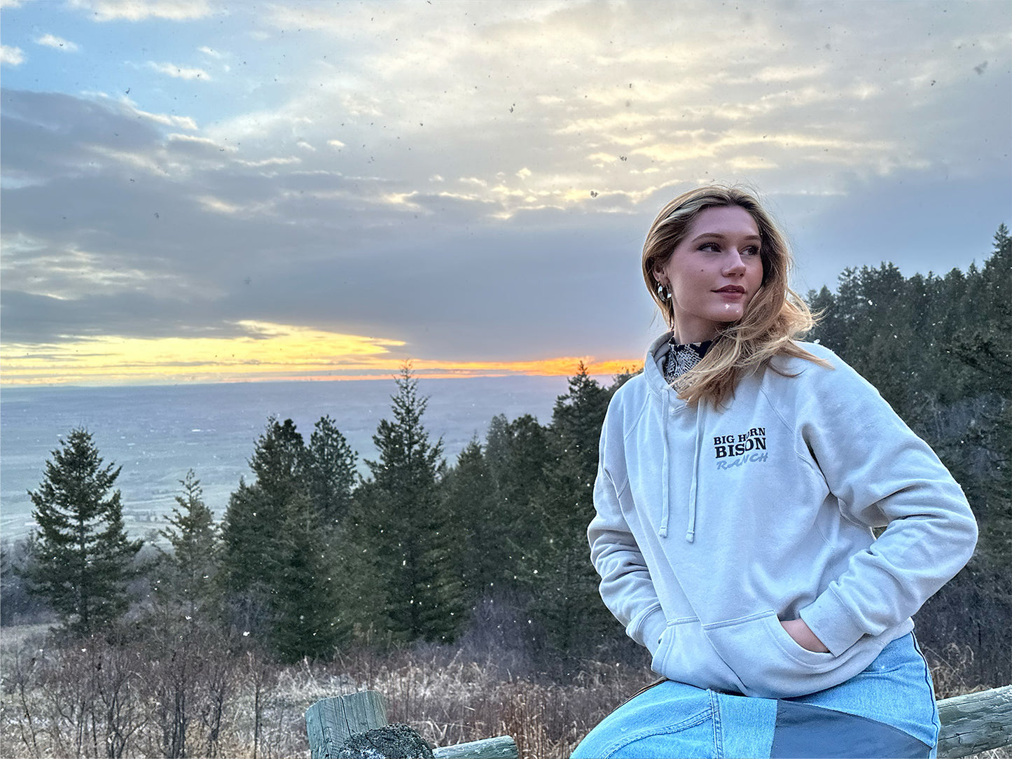 Big Horn Bison Ranch Hoodie