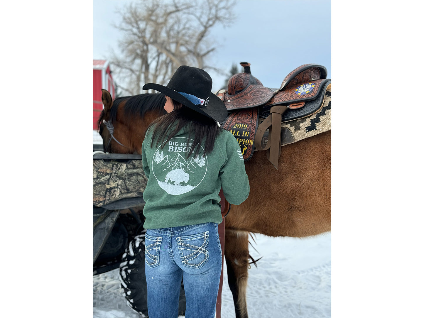 Big Horn Bison Ranch Hoodie