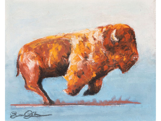 Wint River Bison Blue and Orange