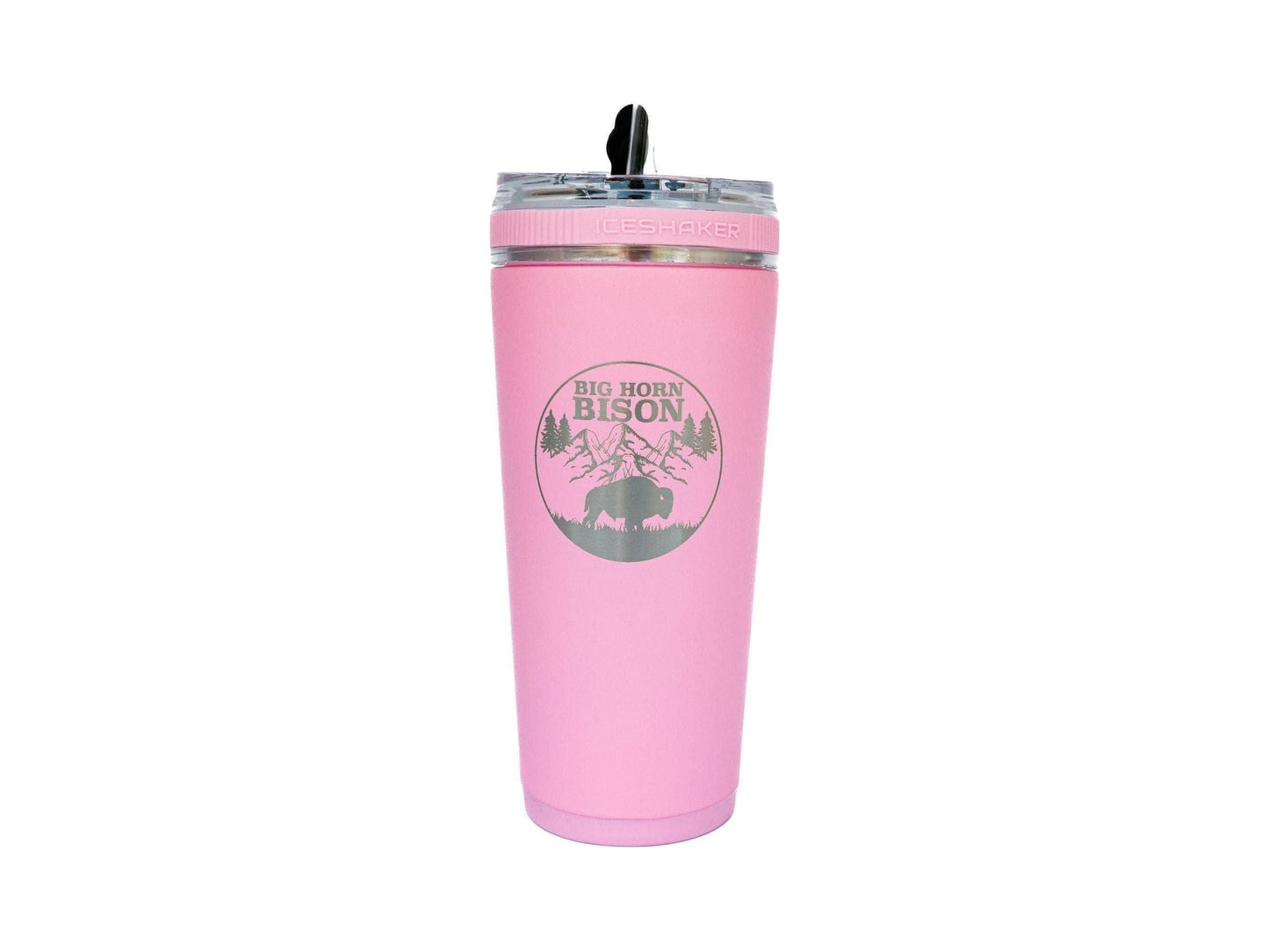 Big Horn Bison Branded 26 oz. Flex Travel Tumbler With Straw