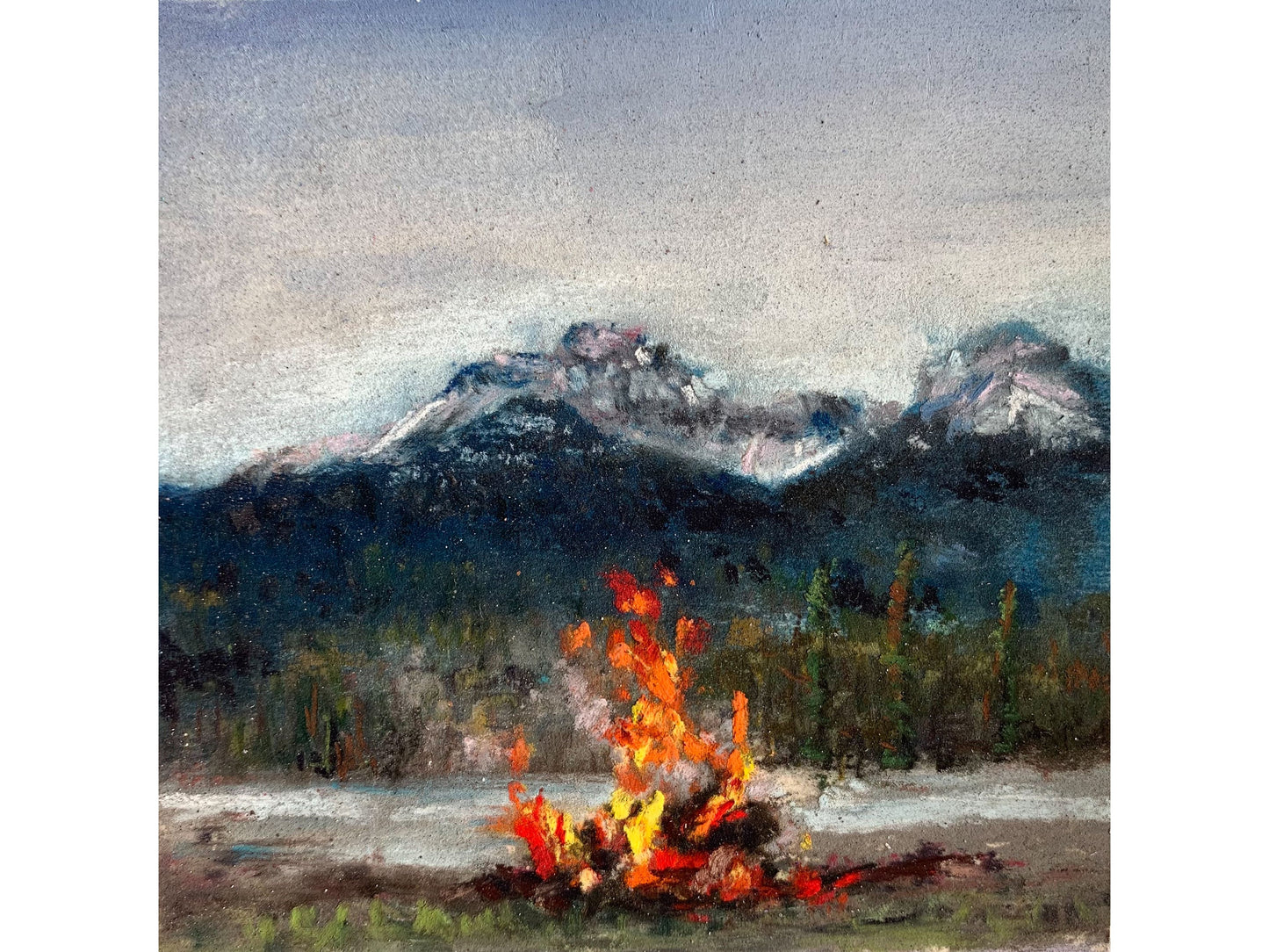 Campfire on Shore