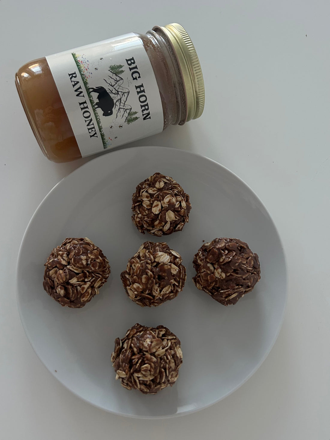 Easy Peanut Butter Honey Protein Balls