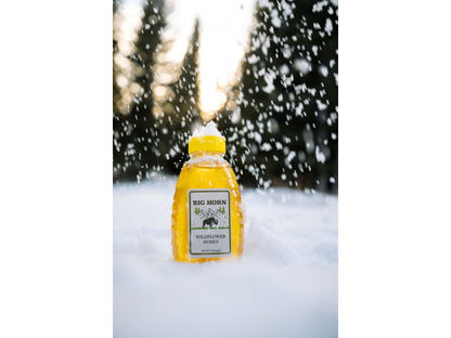 Big Horn Bison Honey In Snow