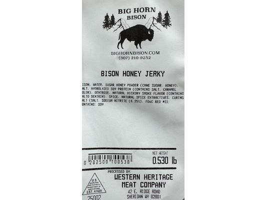 Honey - Bison Jerky