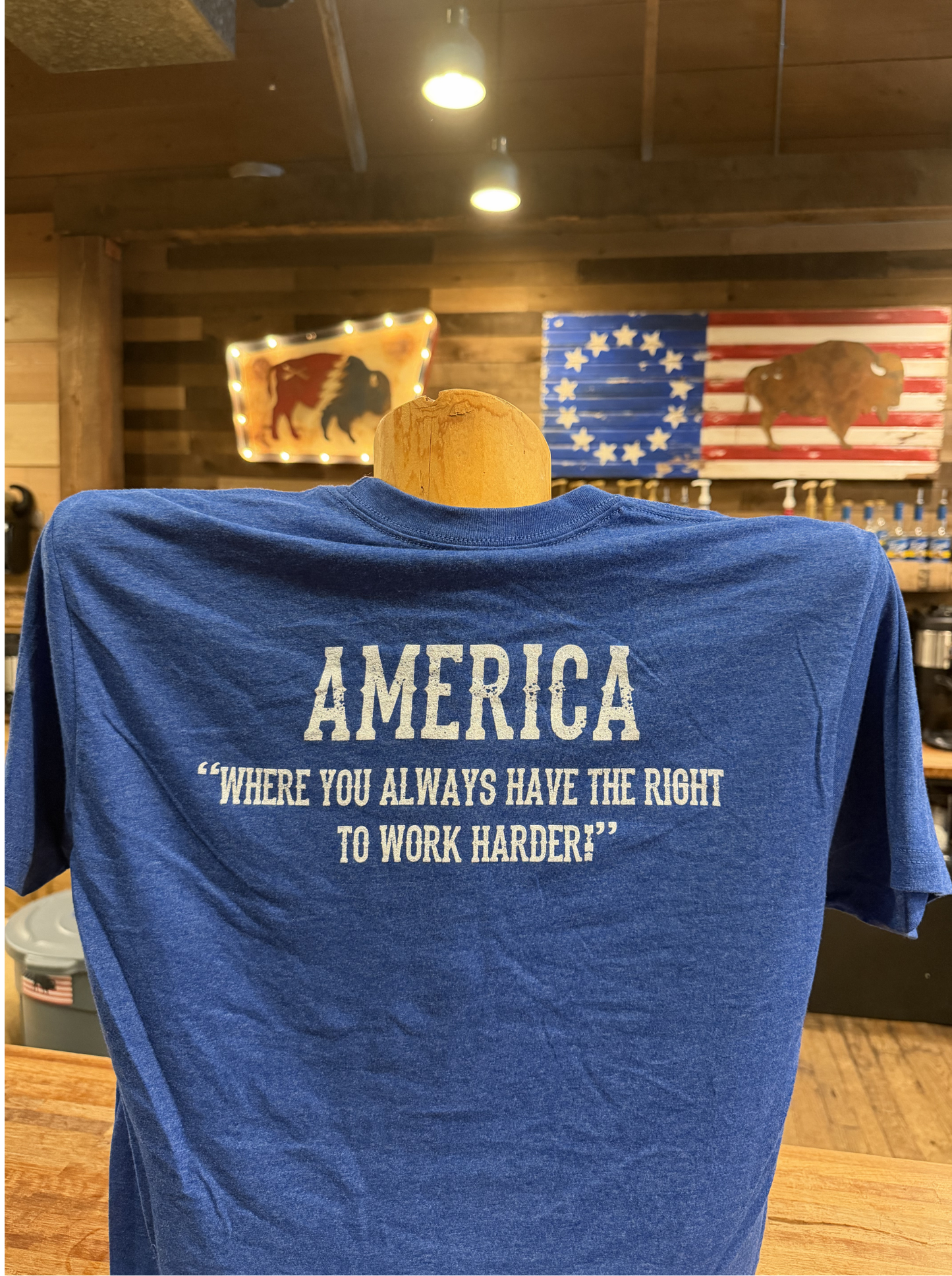 Blue Thunder Bison T-Shirt