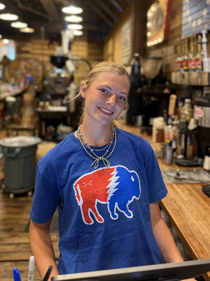 Blue Thunder Bison T-Shirt