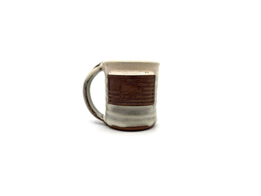 Handmade Bison Flag Mugs - 16 oz.