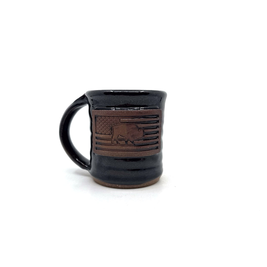 Handmade Bison Flag Mugs - 16 oz.