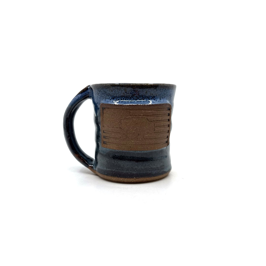 Handmade Bison Flag Mugs - 16 oz.