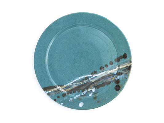 12" Plate Teal