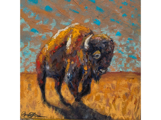 Walking Bison