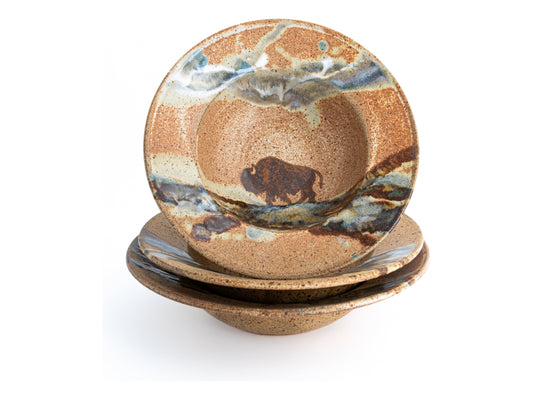 Flared Bowl (set of 3) Rust
