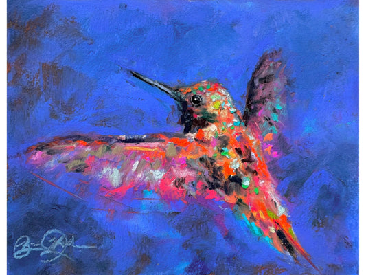 Flight in Blue